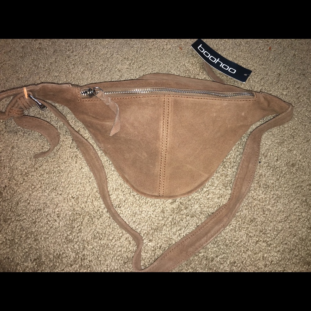 Boutique Rose Suede Bum Bag